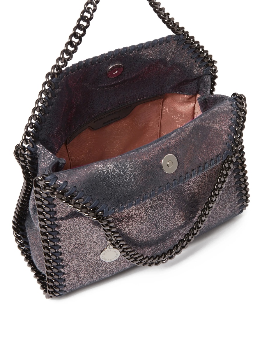 Geanta de mana Stella McCartney falabella albastra din polyester - Img 4