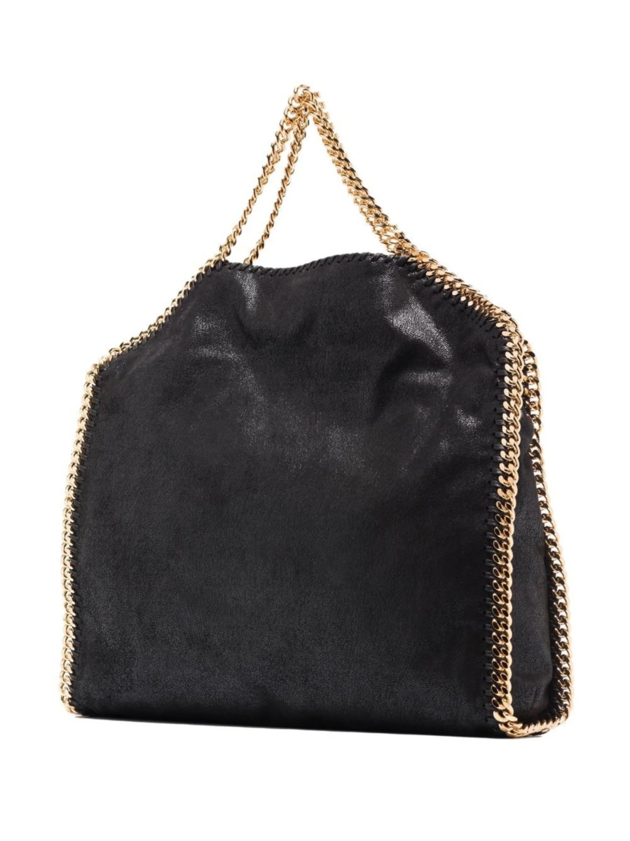 Geanta de mana Stella McCartney falabella neagra din polyester - Img 3