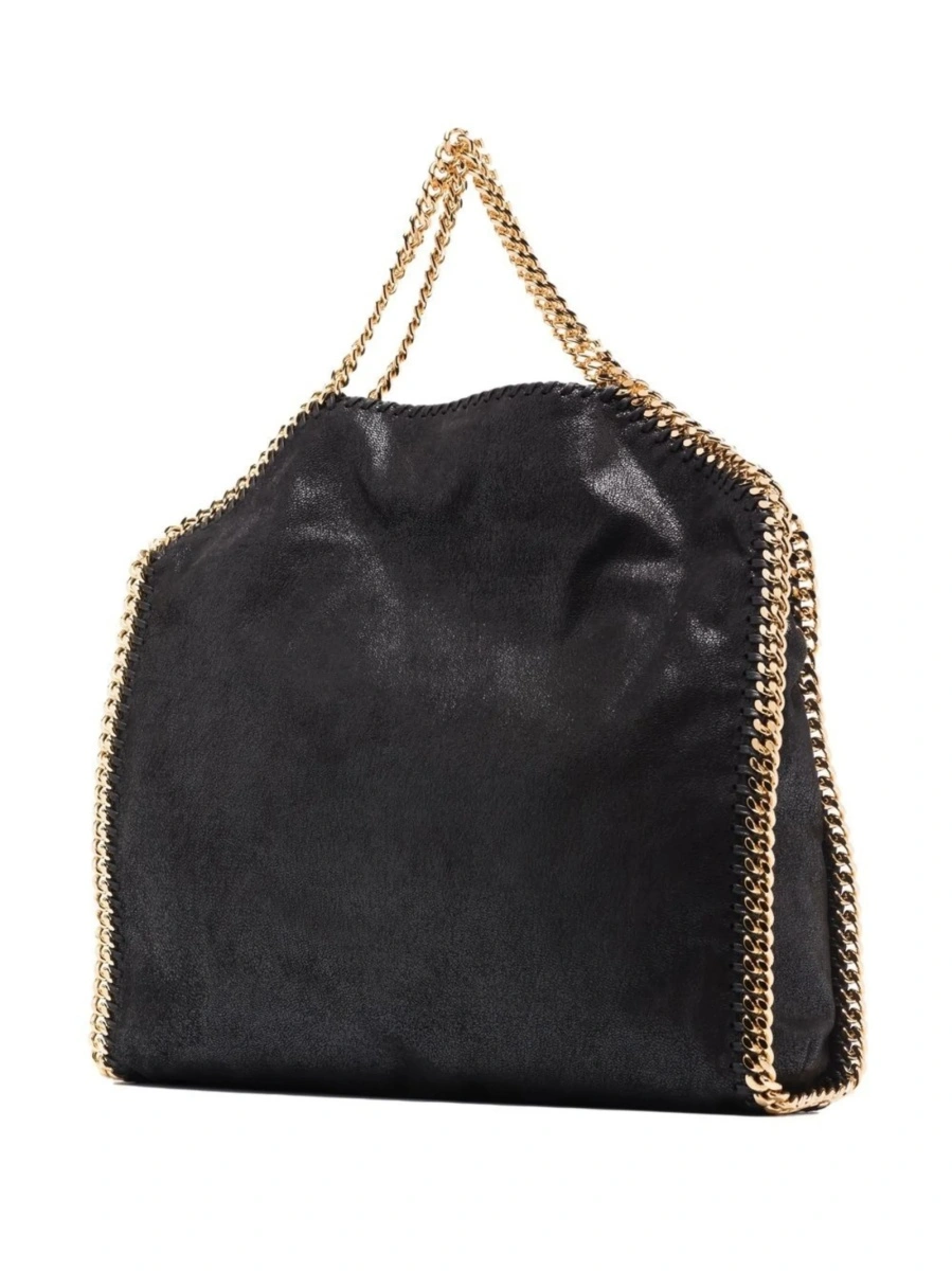 Geanta de mana Stella McCartney falabella neagra din polyester - Img 3
