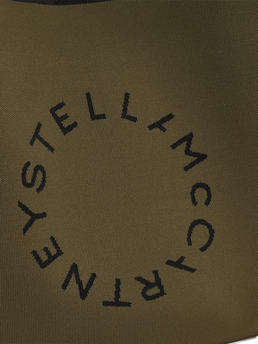 Geanta de mana Stella McCartney verde din polyester si spandex/elastan - Img 3
