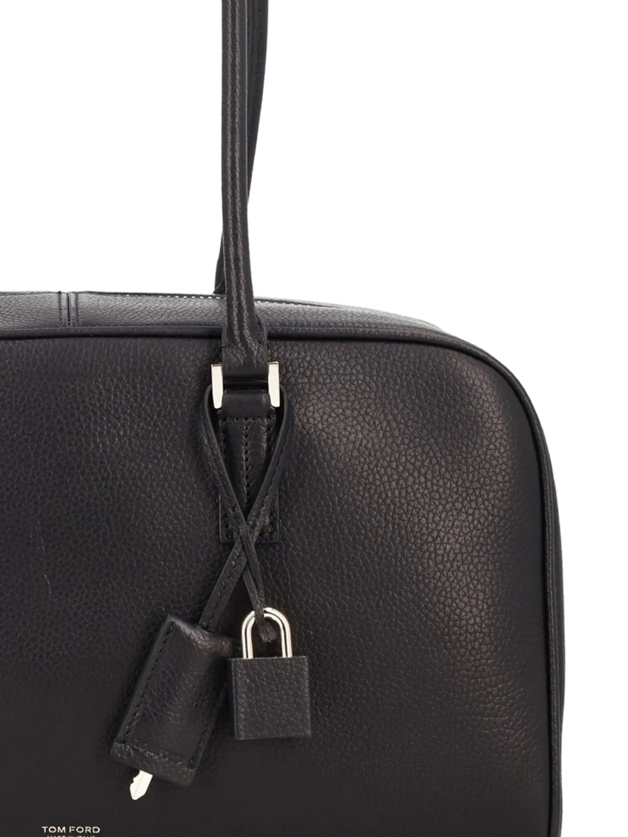 Geanta de mana Tom Ford neagra din piele - Img 2