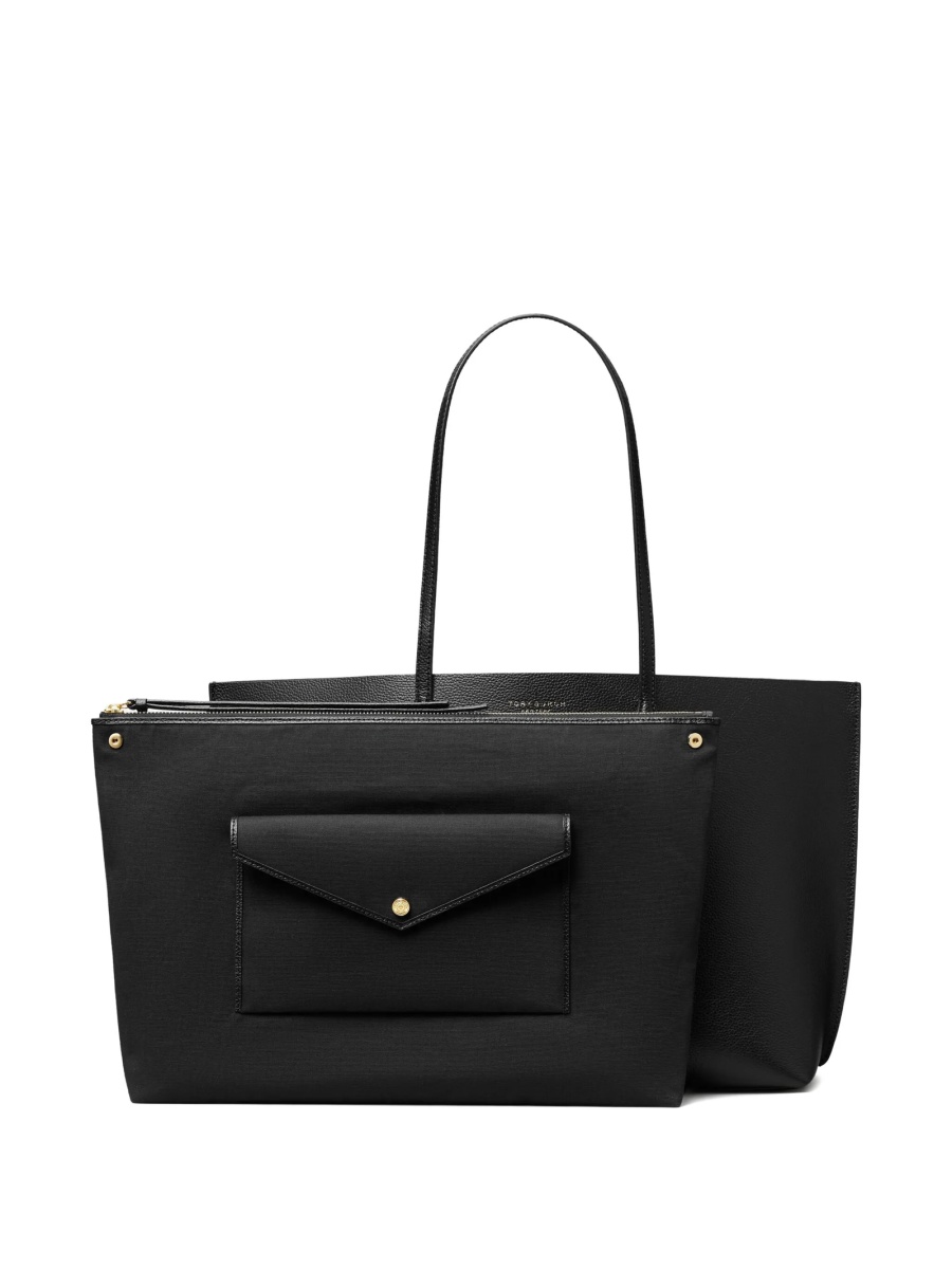 Geanta de mana Tory Burch neagra din piele - Img 4