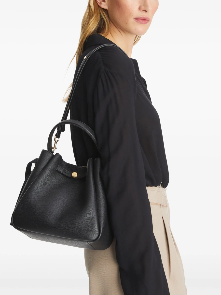 Geanta de mana Tory Burch neagra din piele - Img 2