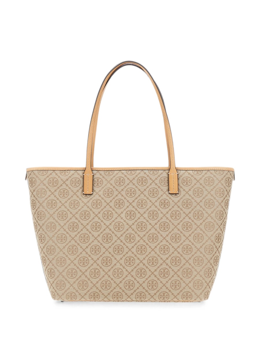 Geanta de mana Tory Burch neutra din polyester si bumbac - Img 2