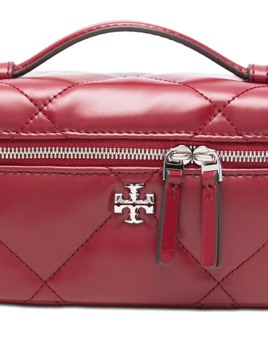 Geanta de mana Tory Burch rosie din piele - Img 4