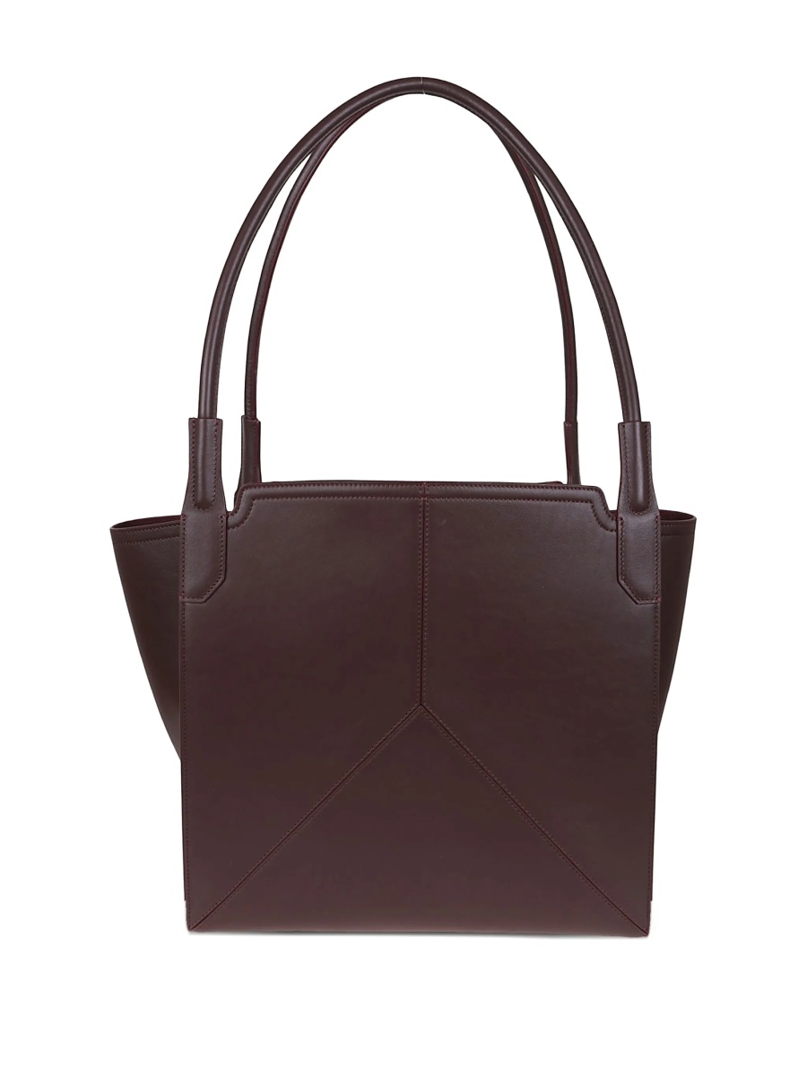 Geanta de mana Victoria Beckham rosie din piele - Img 3