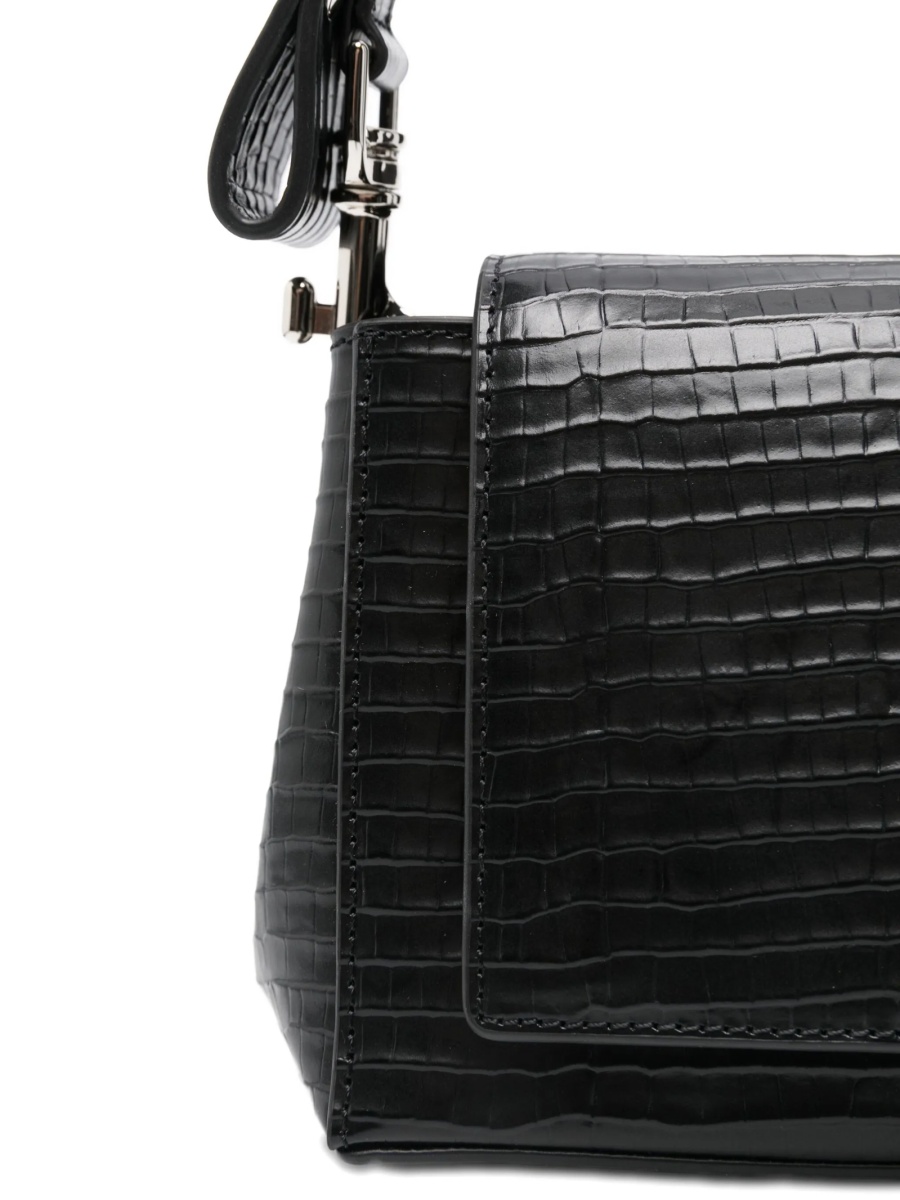 Geanta de mana Vivienne Westwood neagra din piele - Img 4
