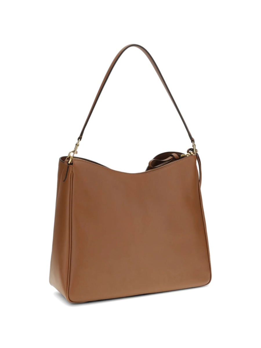 Geanta de umar Balenciaga maro din piele - Img 3