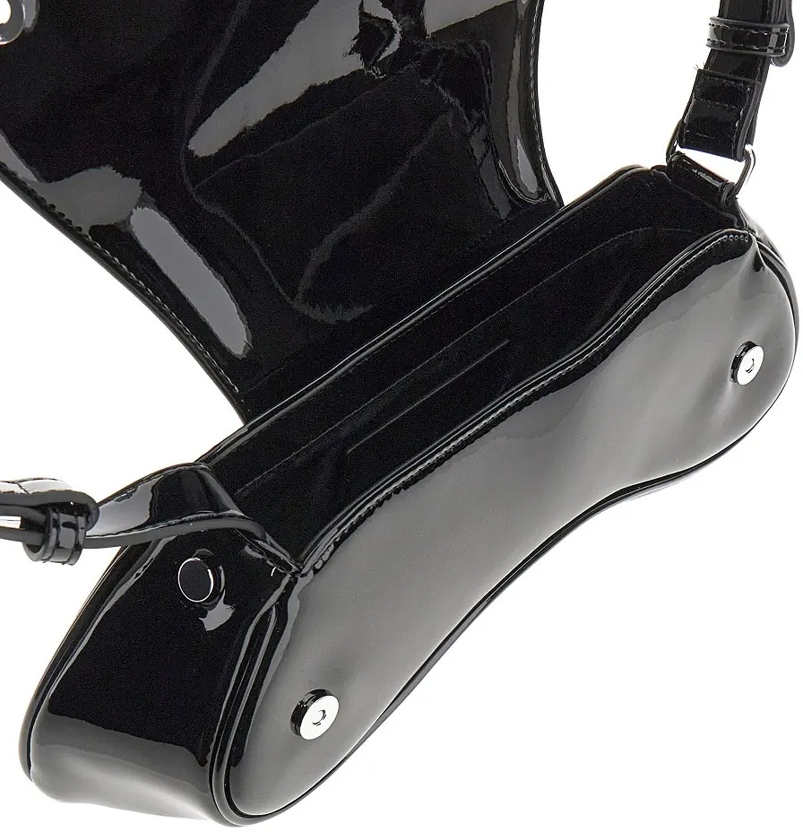 Geanta de umar Glossy faux leather 'Play' bag - Img 3