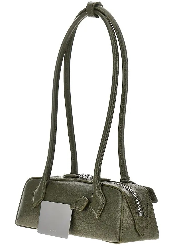 Geanta de umar Grained leather small 'Le Teckel' bag - Img 2