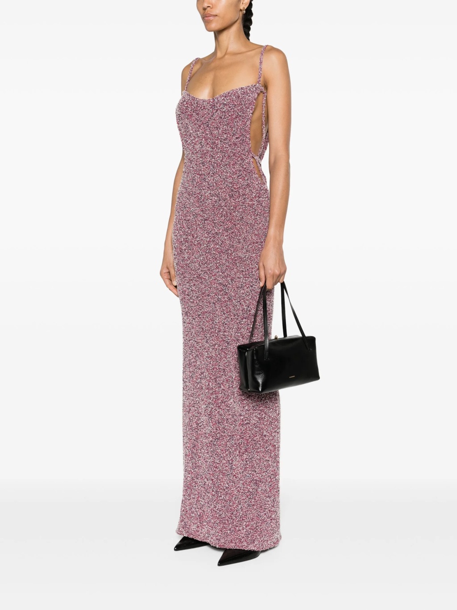 Geanta de umar Jil Sander neagra din piele - Img 2