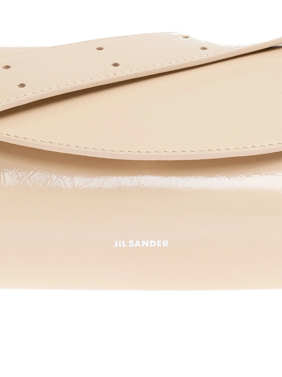 Geanta de umar Jil Sander neutra din piele - Img 5