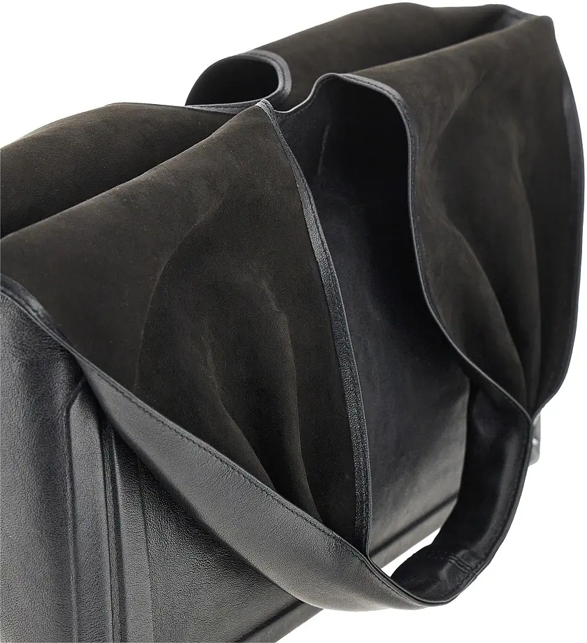 Geanta de umar Leather medium 'Box' bag - Img 4