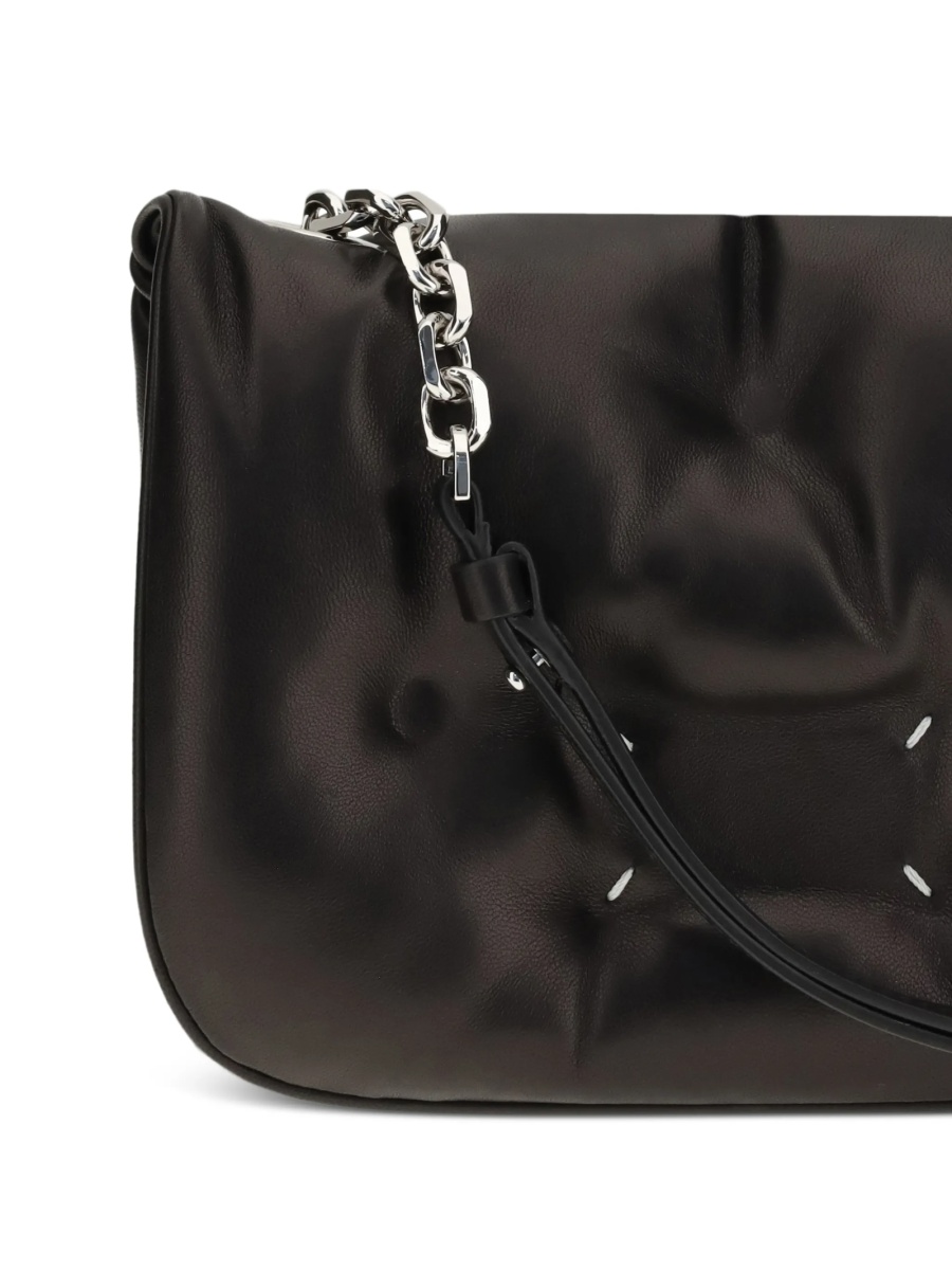 Geanta de umar Maison Margiela neagra din piele - Img 4