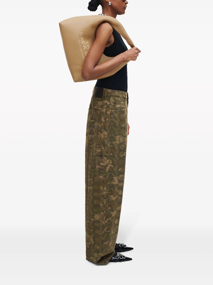 Geanta de umar Marc Jacobs neutra din piele - Img 2