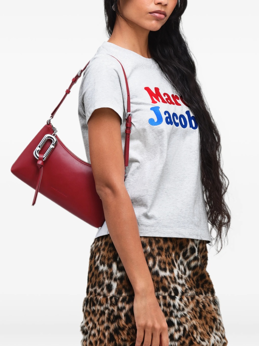 Geanta de umar Marc Jacobs rosie din piele - Img 3