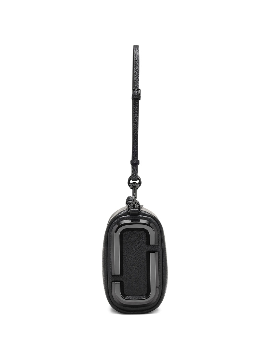 Geanta de umar Marc Jacobs snapshot neagra din piele - Img 4