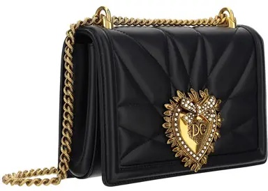 Geanta de umar Medium Devotion matelassé nappa Shoulder Bag - Img 3