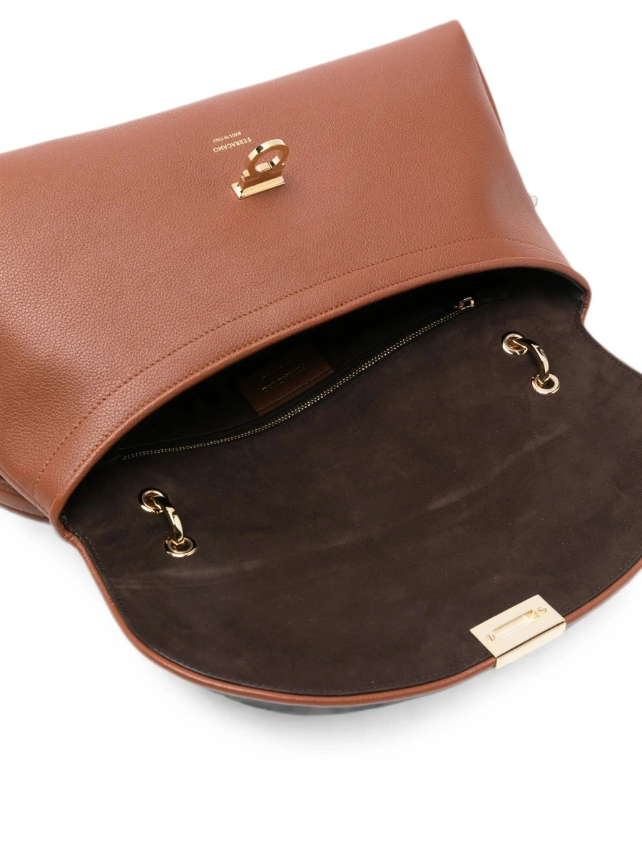 Geanta de umar Medium "Gancini" Shoulder Bag - Img 9