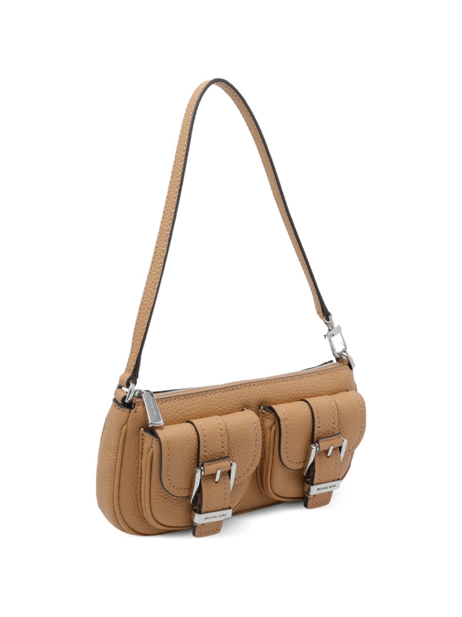 Geanta de umar Michael Kors neutra din piele - Img 3