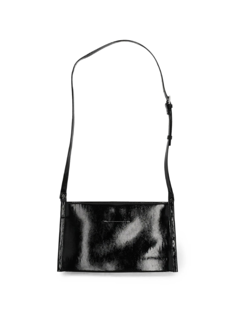Geanta de umar MM6 Maison Margiela neagra din polyester - Img 2