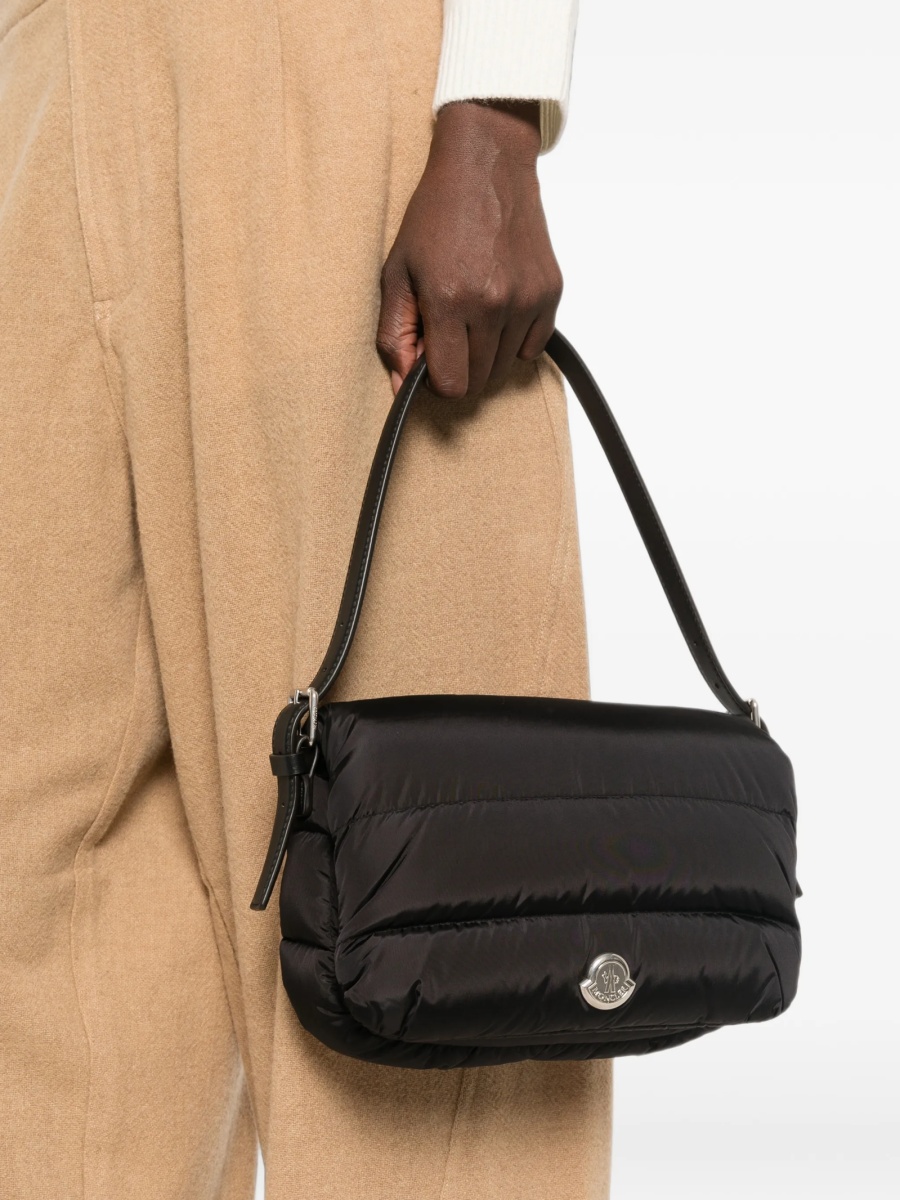 Geanta de umar Moncler neagra din poliamida - Img 5
