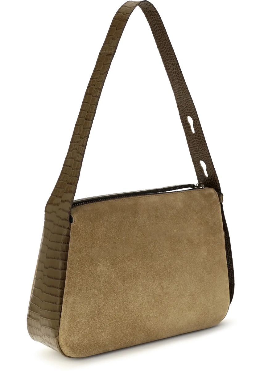Geanta de umar ROMY SUEDE SHOULDER BAG - Img 3
