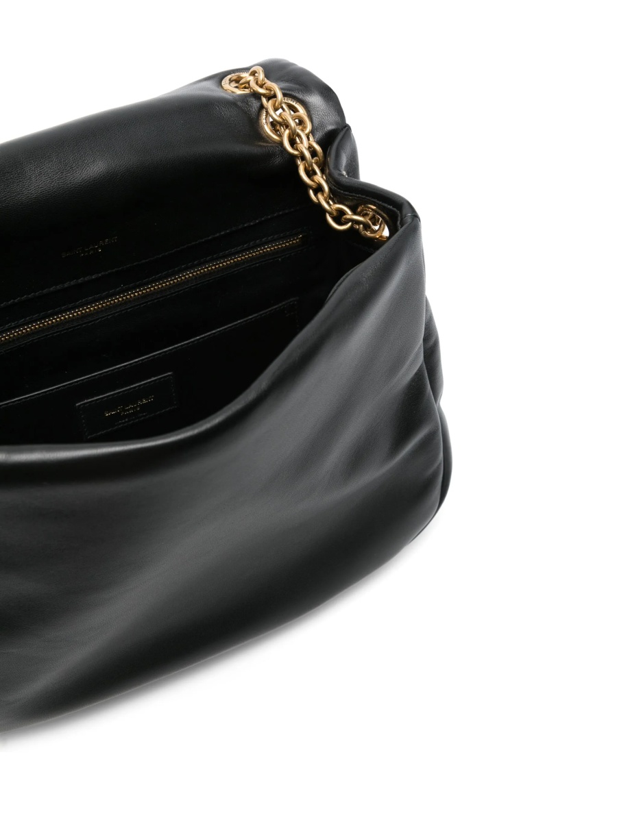 Geanta de umar Saint Laurent neagra din piele - Img 5