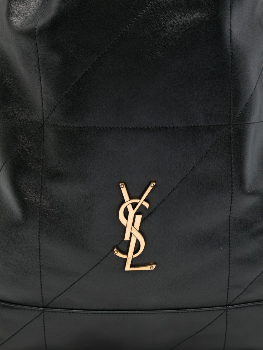 Geanta de umar Saint Laurent neagra din piele - Img 4