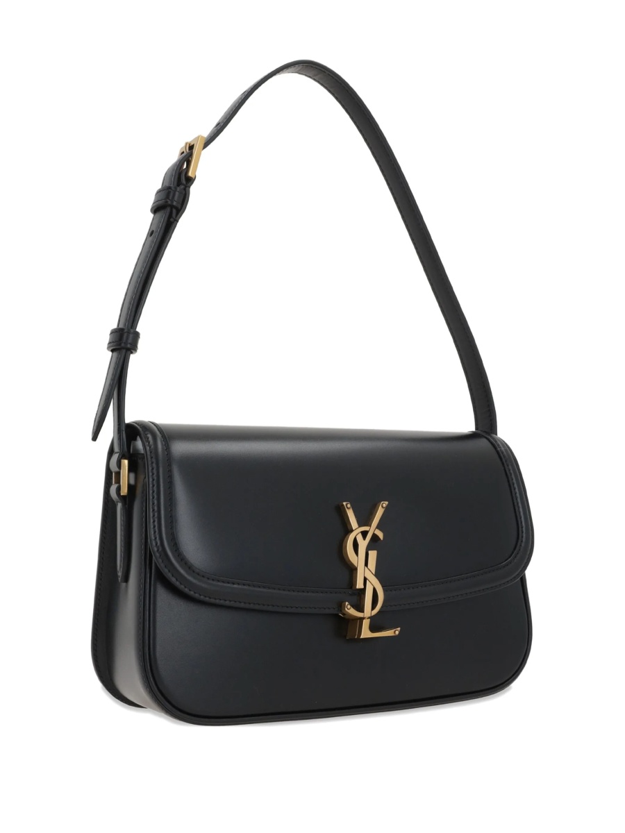 Geanta de umar Saint Laurent Solferino neagra din piele - Img 3