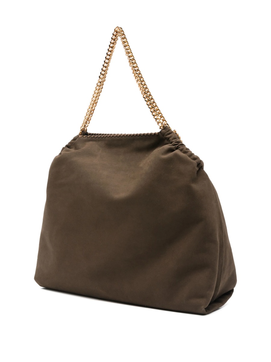 Geanta de umar Stella McCartney falabella maro din poliuretan si poliamida - Img 3