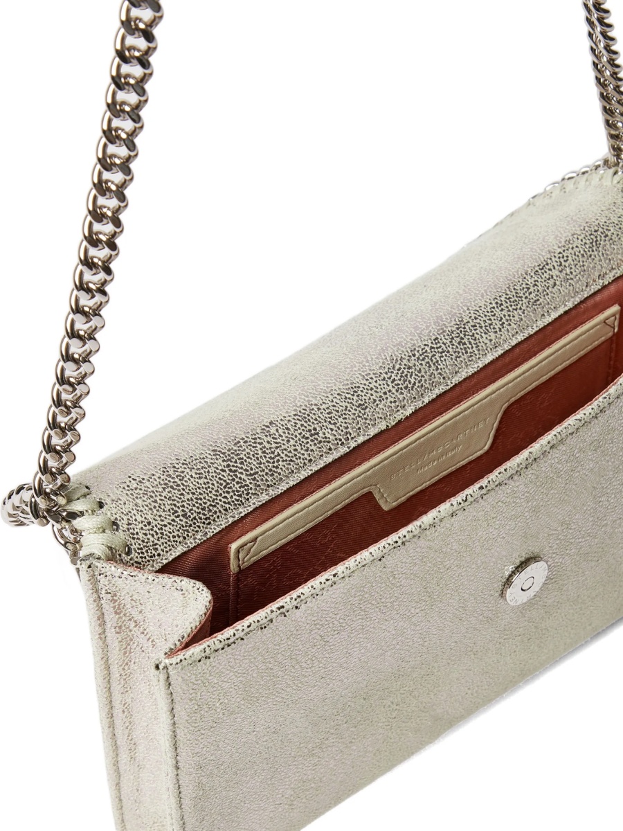 Geanta de umar Stella McCartney falabella verde din polyester - Img 5