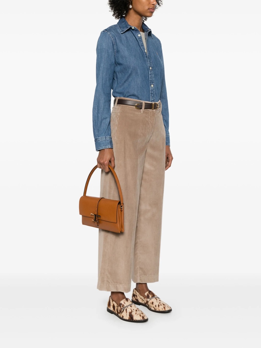 Geanta de umar TOD'S maro din piele - Img 2