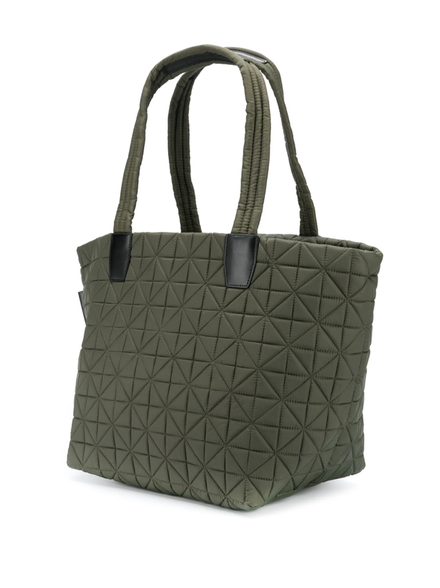 Geanta de umar VEECOLLECTIVE verde din nylon si piele - Img 3