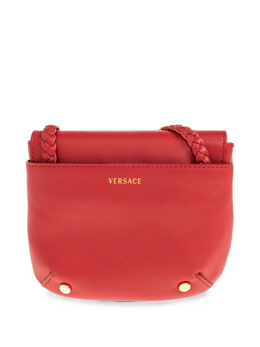 Geanta de umar Versace rosie din piele - Img 2