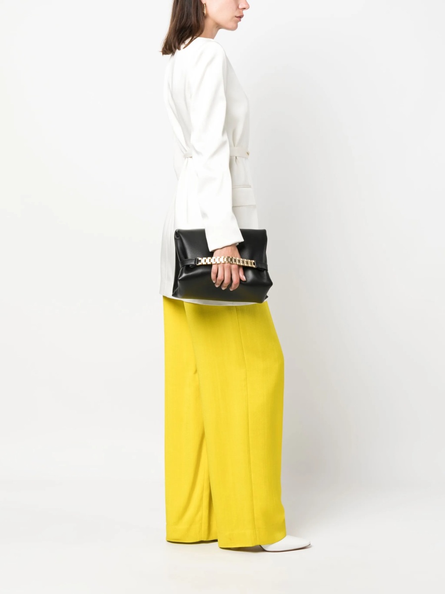 Geanta de umar Victoria Beckham neagra din piele - Img 2