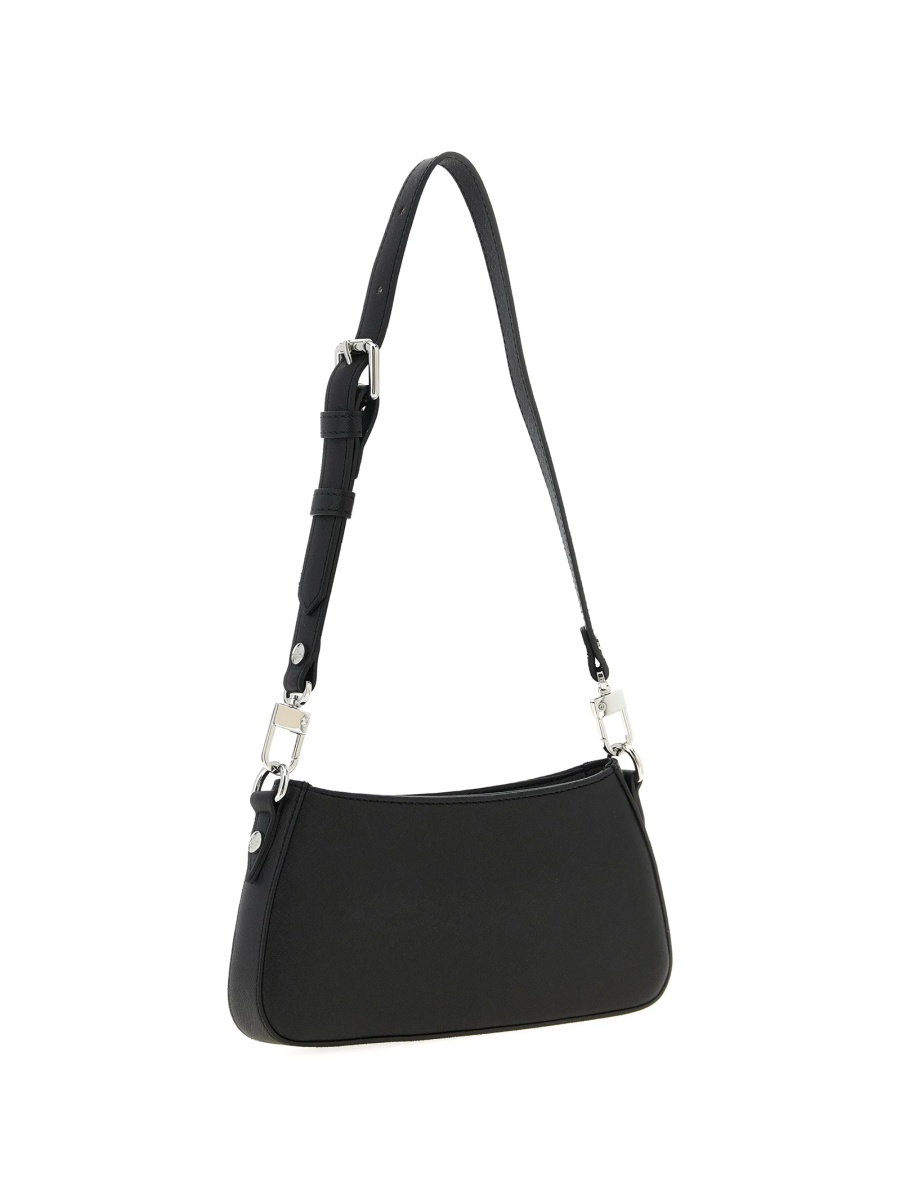 Geanta de umar Vivienne Westwood neagra din bumbac si poliuretan - Img 2