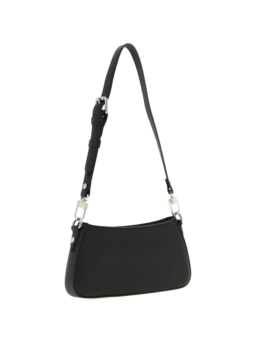 Geanta de umar Vivienne Westwood neagra din bumbac si poliuretan - Img 2