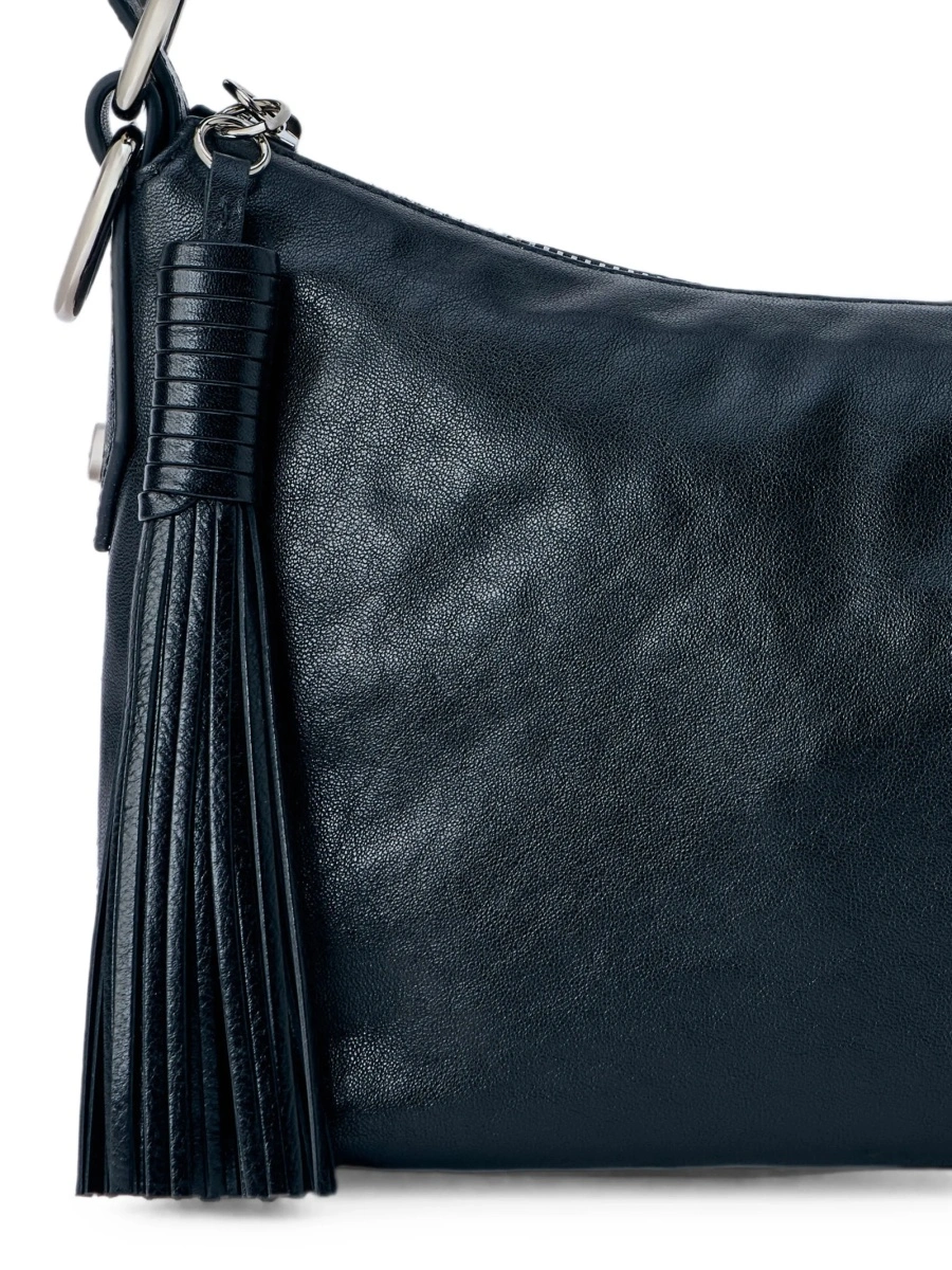 Geanta de umar Vivienne Westwood neagra din piele - Img 3