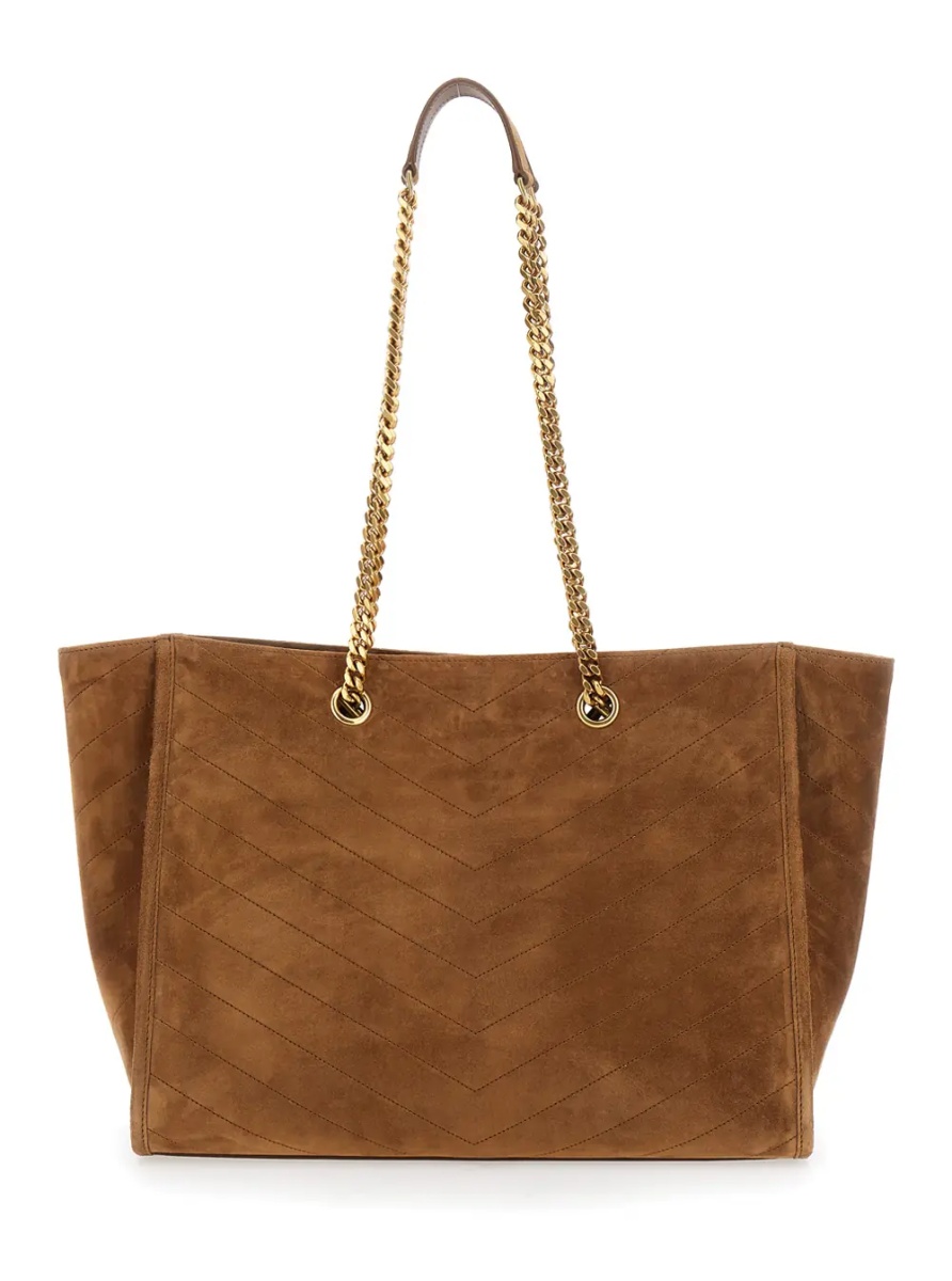 Geanta de umar YSL BO NIKI SHOP EW SUEDE SATIN - Img 2