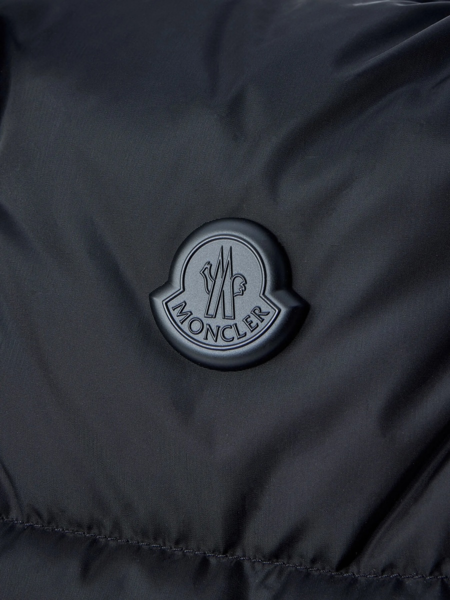 Geanta de voiaj Moncler neagra din nylon - Img 4