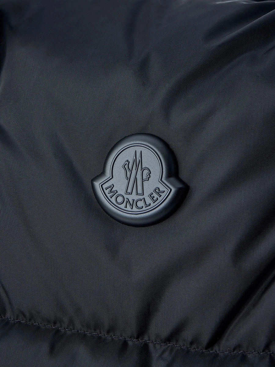 Geanta de voiaj Moncler neagra din nylon - Img 4