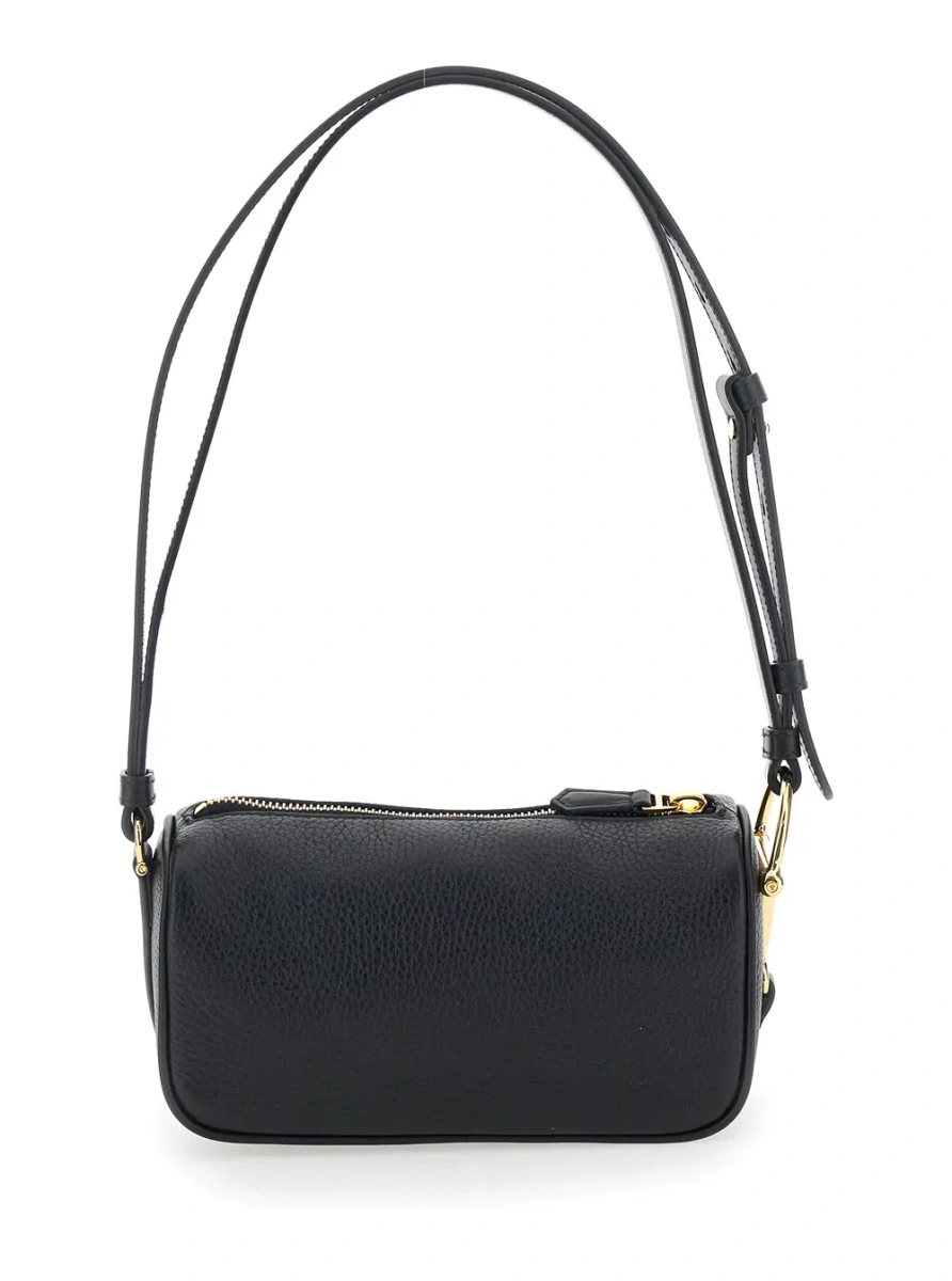 Geanta mini Gucci neagra din piele - Img 2