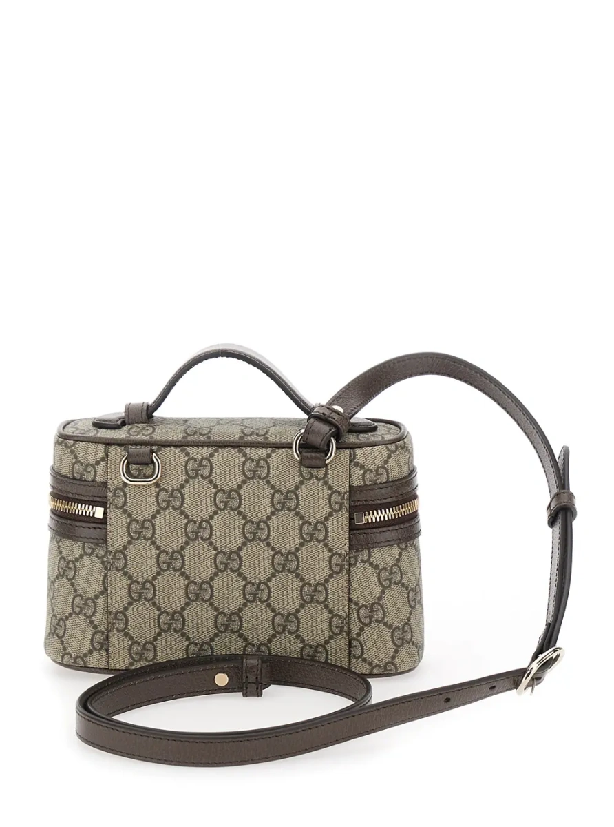Geanta mini Gucci 'Ophidia' bej din canvas GG si piele - Img 2
