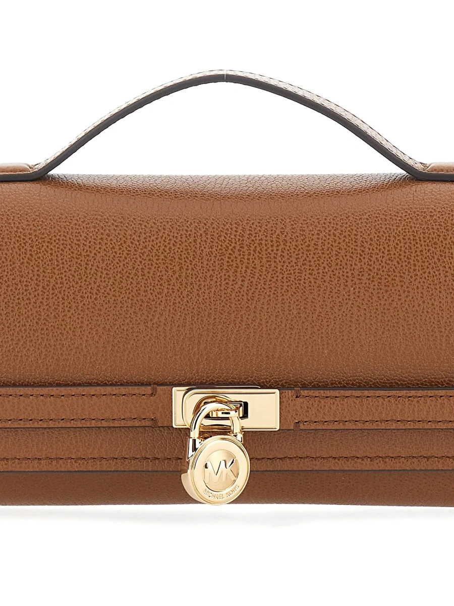 Geanta plic Michael Kors 'Hamilton' maro din piele - Img 5