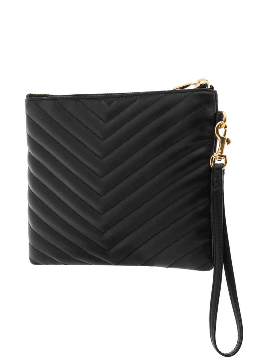 Geanta plic Saint Laurent neagra din piele - Img 3