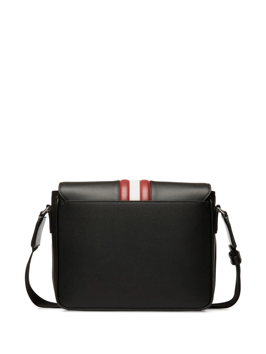 Geanta tip postas Bally neagra din piele - Img 2