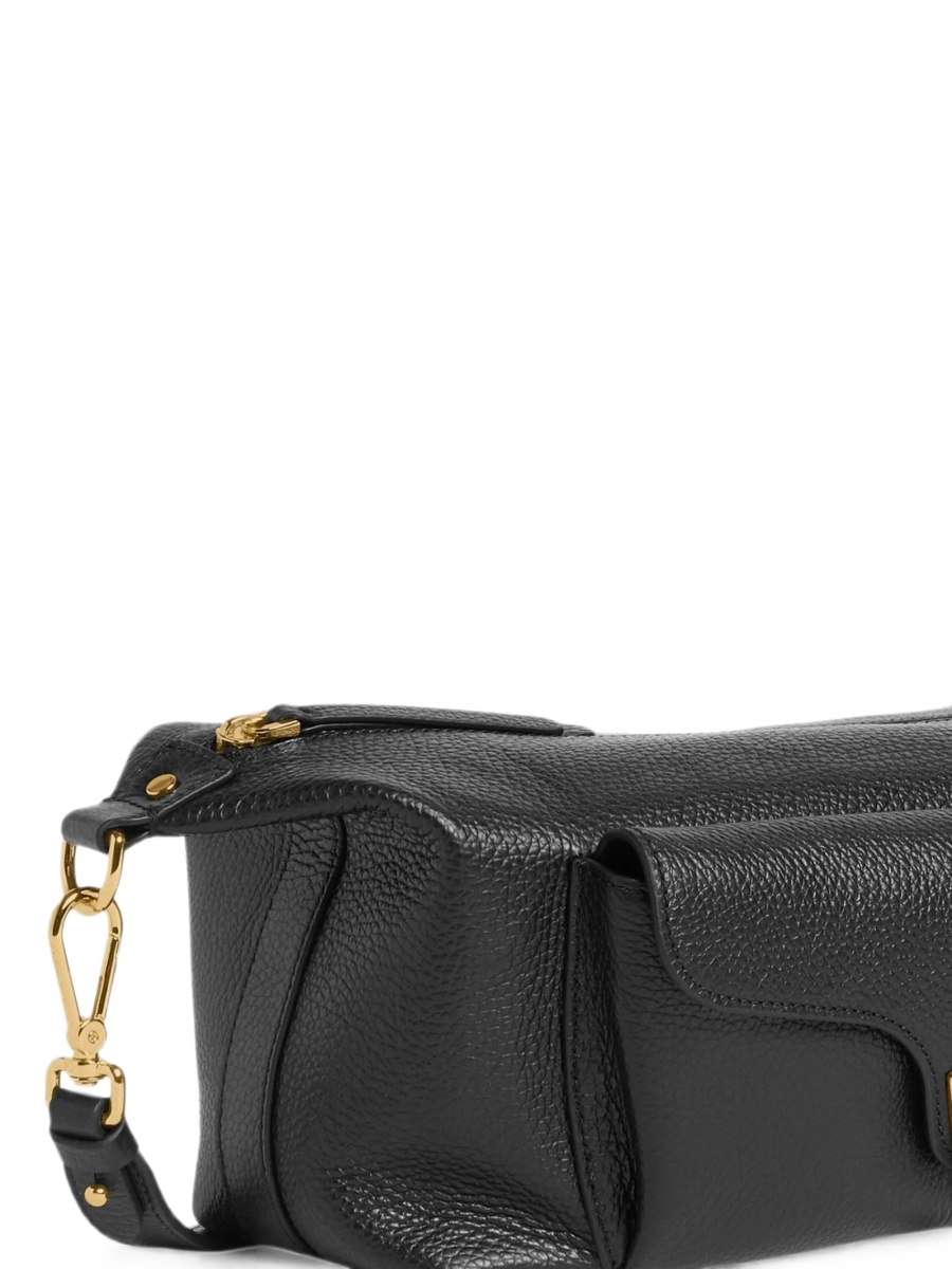 Geanta tip postas Coccinelle neagra din piele - Img 4
