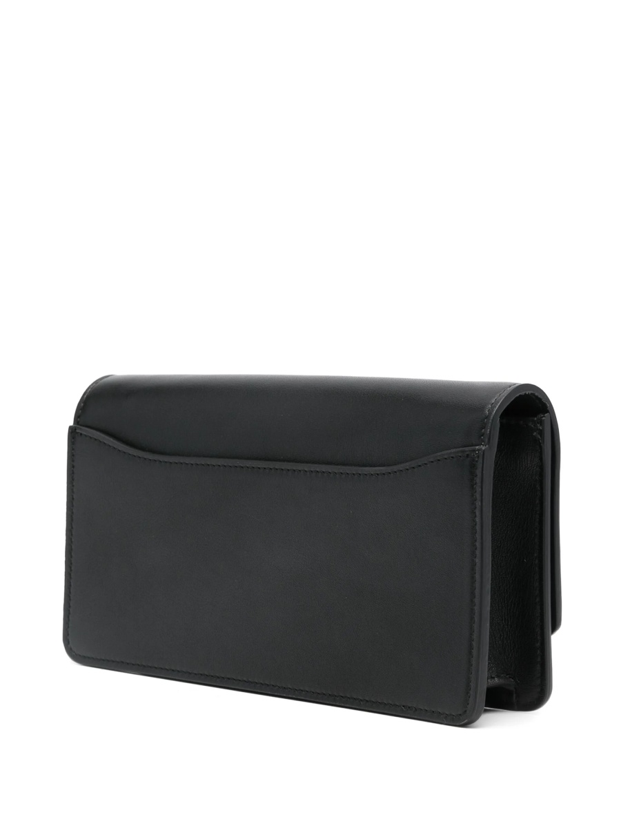 Geanta tip postas Fiorucci neagra din piele - Img 2