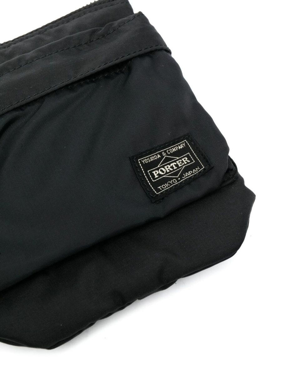 Geanta tip postas Porter-Yoshida &amp; Co. neagra din material textil - Img 4